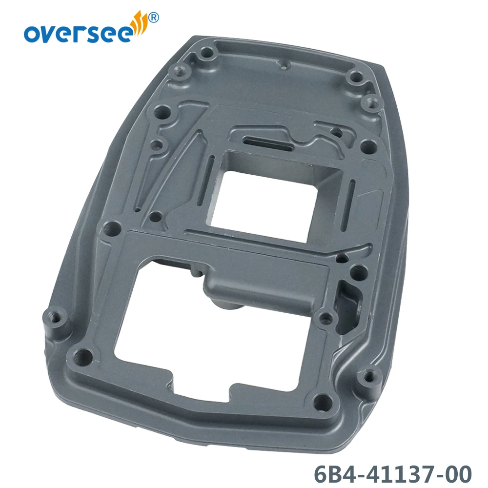 6B4-41137 Exhaust Guide Manifold Plate For Yamaha Outboard Motor 2T 15D 9.9HP 15HP ;6B4-41137-00 15B CA