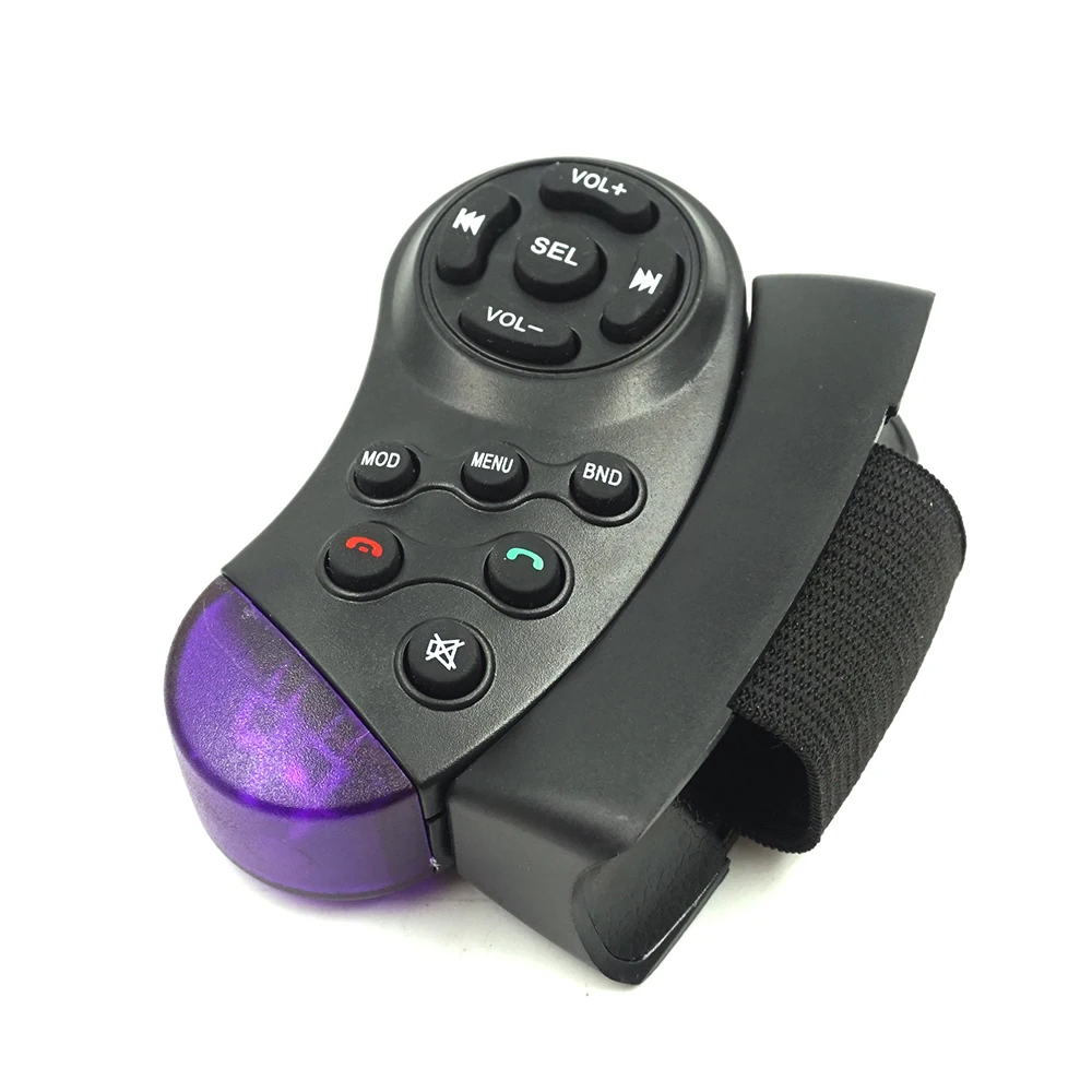 

Carsanbo Car Steering Wheel Controller MP5 Media Multimedia Player DVD Car Steering Wheel Multimedia Portable Key Controller