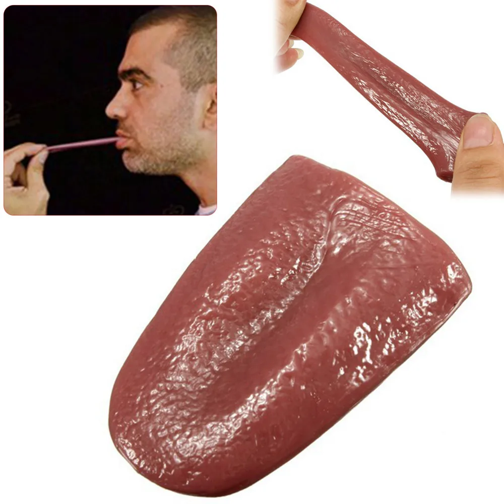 

Halloween Mask Simulated Fake Nails Tongue For April Fools Day Joke Toy Scary Prank Toys For Party Prank Products