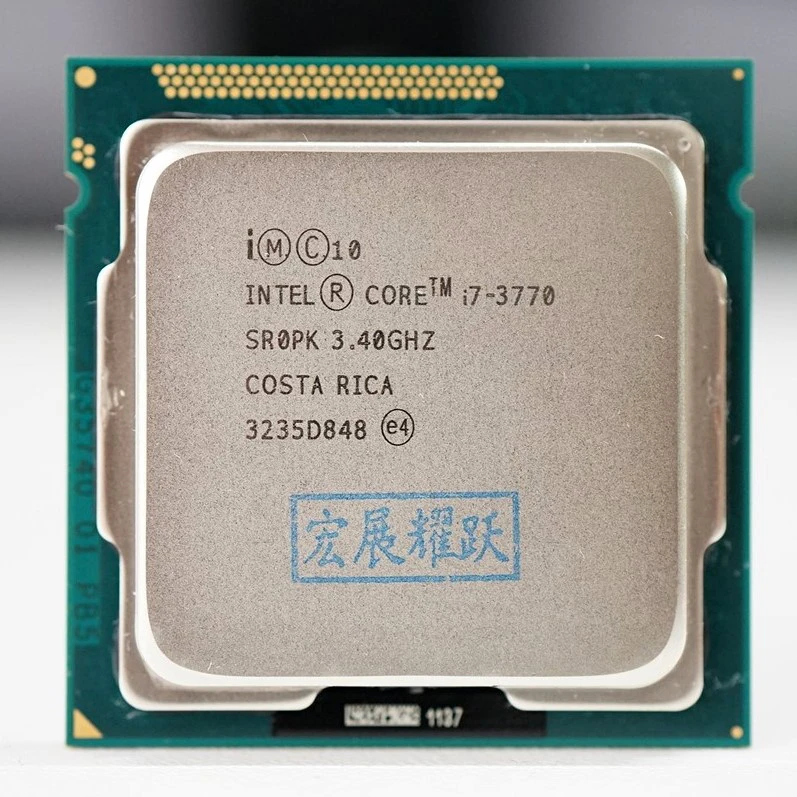 Intel Core  i7-3770 I7 3770  Processor cpu LGA 1155  100% working properly Desktop Processor best processor for laptop