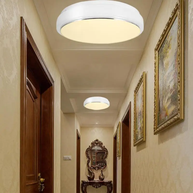 

85-265V 60W Smart LED Ceiling Lamp Voice Control Surface Mounted Kitchen Lights Remote Mobile App Control Timing Dimming