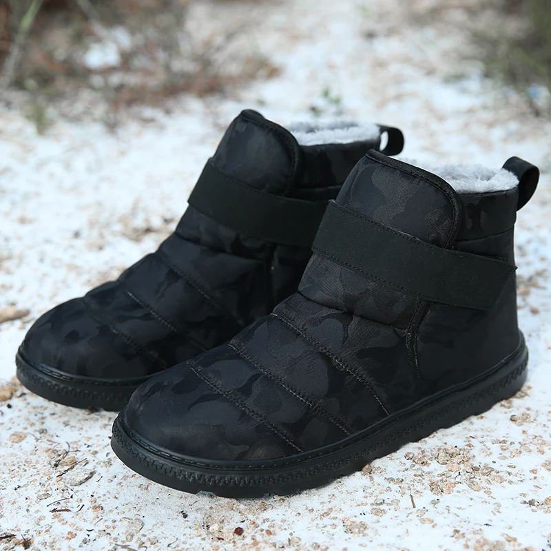 Winter Snow Boots Men Boots Winter Ankle Waterproof Snow Boots Size 35~48