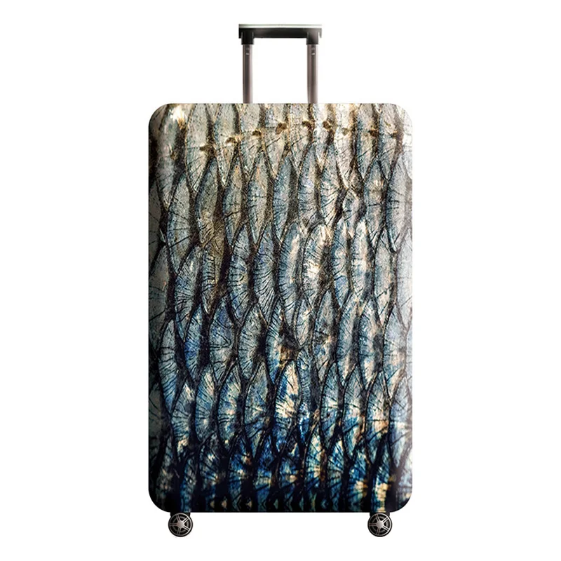 F Luggage cover Эластичный чехол для чемодана защитный рукав для 18-32 дюймов тележка пылезащитный чехол Аксессуары для путешествий - Цвет: F Luggage cover