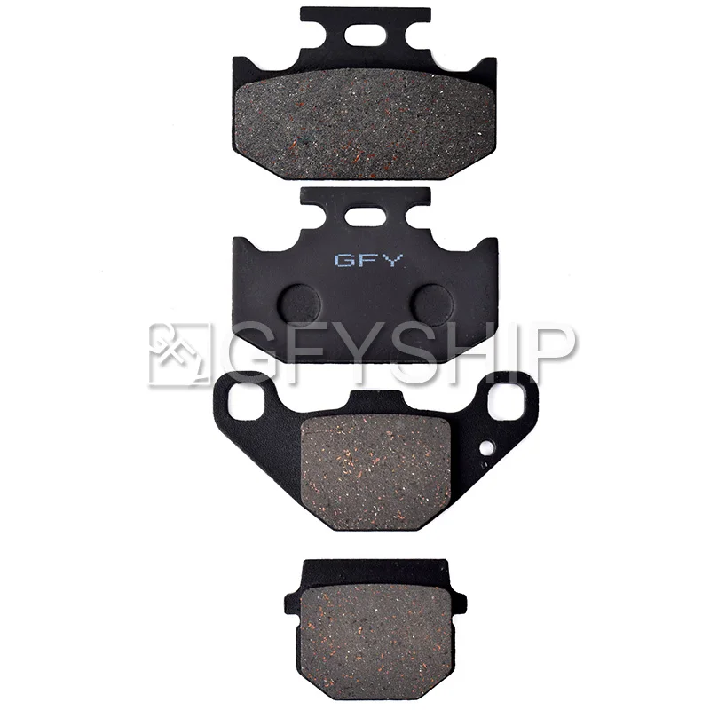 Для KAWASAKI KDX125 A1/A2/B1/B2 1990 1991 1992 1993 1994 KDX 125 мотоциклетные Передние Задние тормозные колодки тормозные диски - Цвет: Front Rear