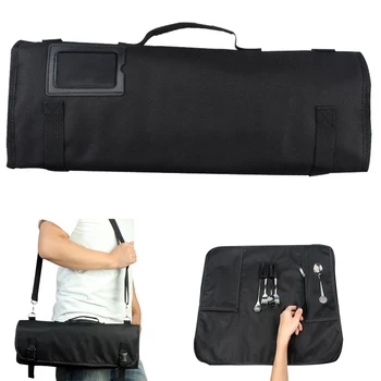

Professional Storage Large Capacity 8 Pocket Slots Cooking Strap Roll Chef Knife Bag Oxford Cloth Accessories Multifunctional