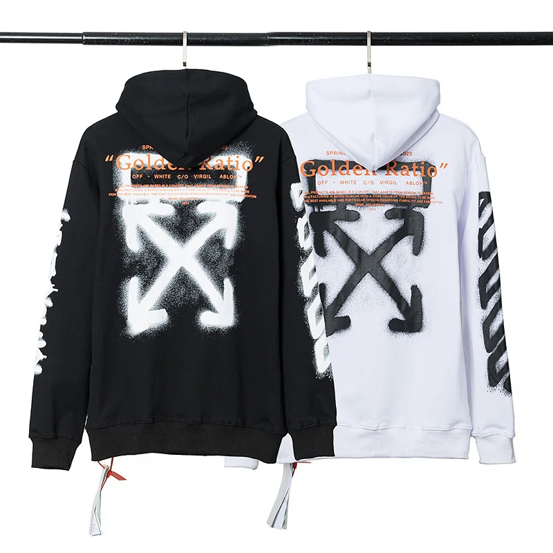OFF-WHITE OW осенне-зимний высококачественный мужской свитер с рисунком карты