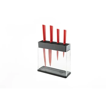 

Set of knives on the stand Kuhn Rikon Colori 4 PCs, (red)