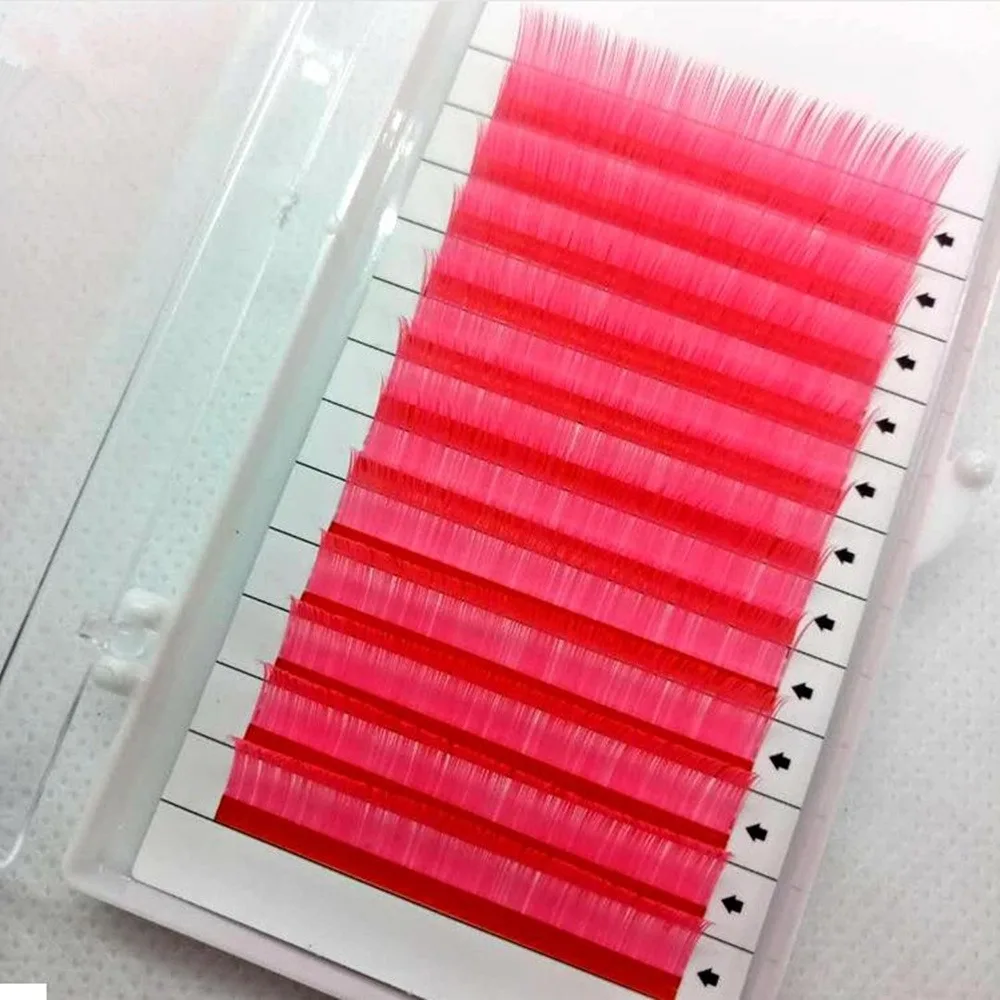 10mm Individual Fiber Dense Color Grafted Natural False Eyelashes Close packed Eyelashes Cluster Eye Lashes Extension 4