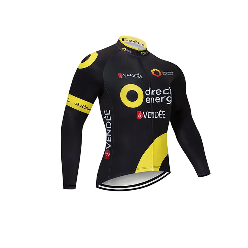 no fleece jersey Moxilyn,, командная велосипедная футболка, нагрудники, штаны, набор, Ropa Ciclismo, Мужская зимняя теплая флисовая профессиональная велосипедная куртка, одежда для велоспорта - Цвет: no fleece jersey