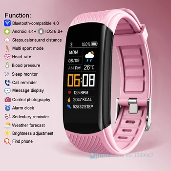 Reloj de Fitness las mujeres relojes deportivos de LED señoras reloj para Android IOS reloj Digital hombre mujer reloj de pulsera reloj