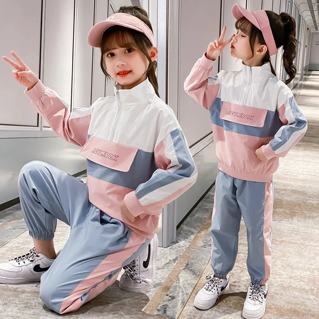 Girls Clothes Set Children Casual Suit 6 8 10 12 Years Kids Fashion Clothes  Teens Sweatershirt + Trousers 2pcs Set Fall Outfits - Children's Sets -  AliExpress