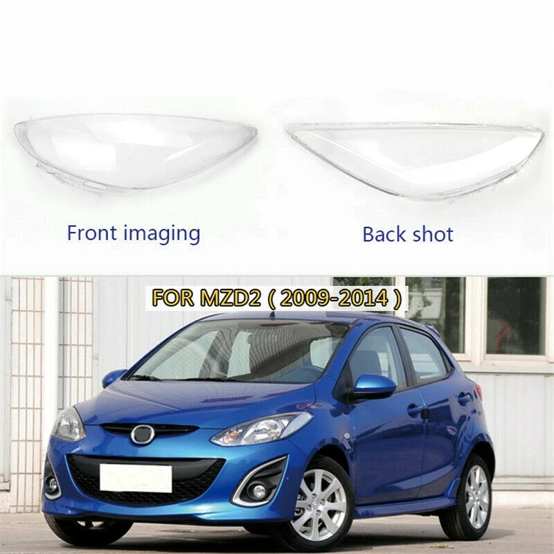 Автомобильная фара дальнего света для Mazda 2, 2009, 2010, 2011, 2012, 2013,, крышка для фар, головной свет, крышка для объектива