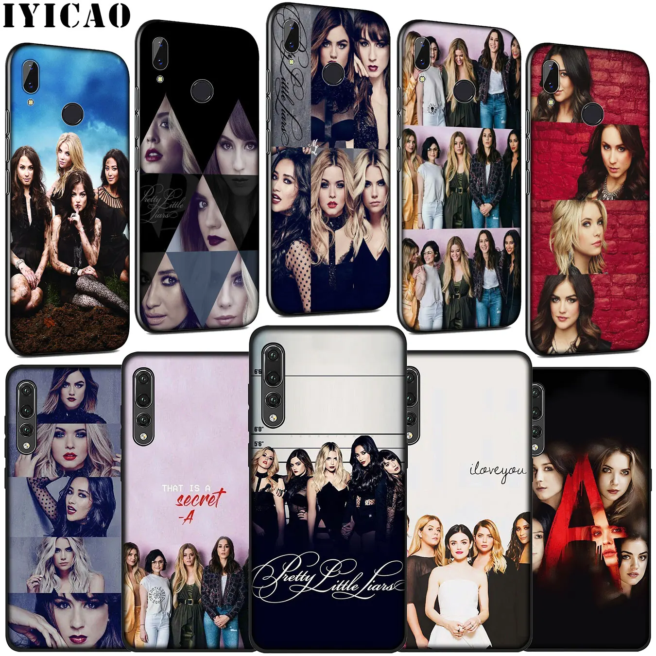 IYICAO TV Pretty Little Liars Soft Silicone Cover Case for Huawei P30 P20 Pro P10 P9 Lite Mini 2017 2016 P Smart Z Plus 2019 |