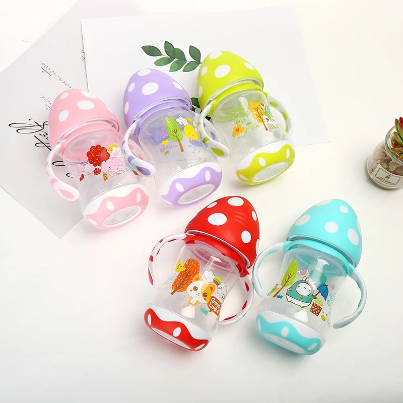 

Wide Mouth Pp ntn bing 240 Ml Arc Large Mushroom Head Feeding Bottle Infants Feeding Bottle