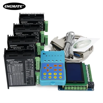 

SAVEBASE 4Axis CNC Kit with 5 Axis Standard Breakout Board Digital Hybrid Microstepping Driver DM756D For DIY Router/Mill/Plasma