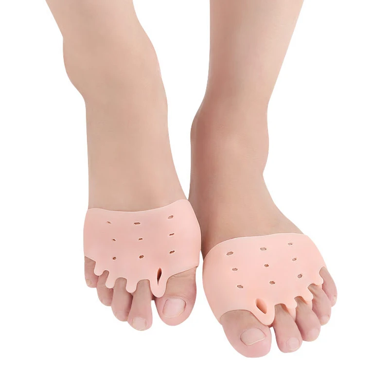 1 Pair Silicone Forefoot Pad Foot Reusable Pain Relief Breathable for Women Men BB55