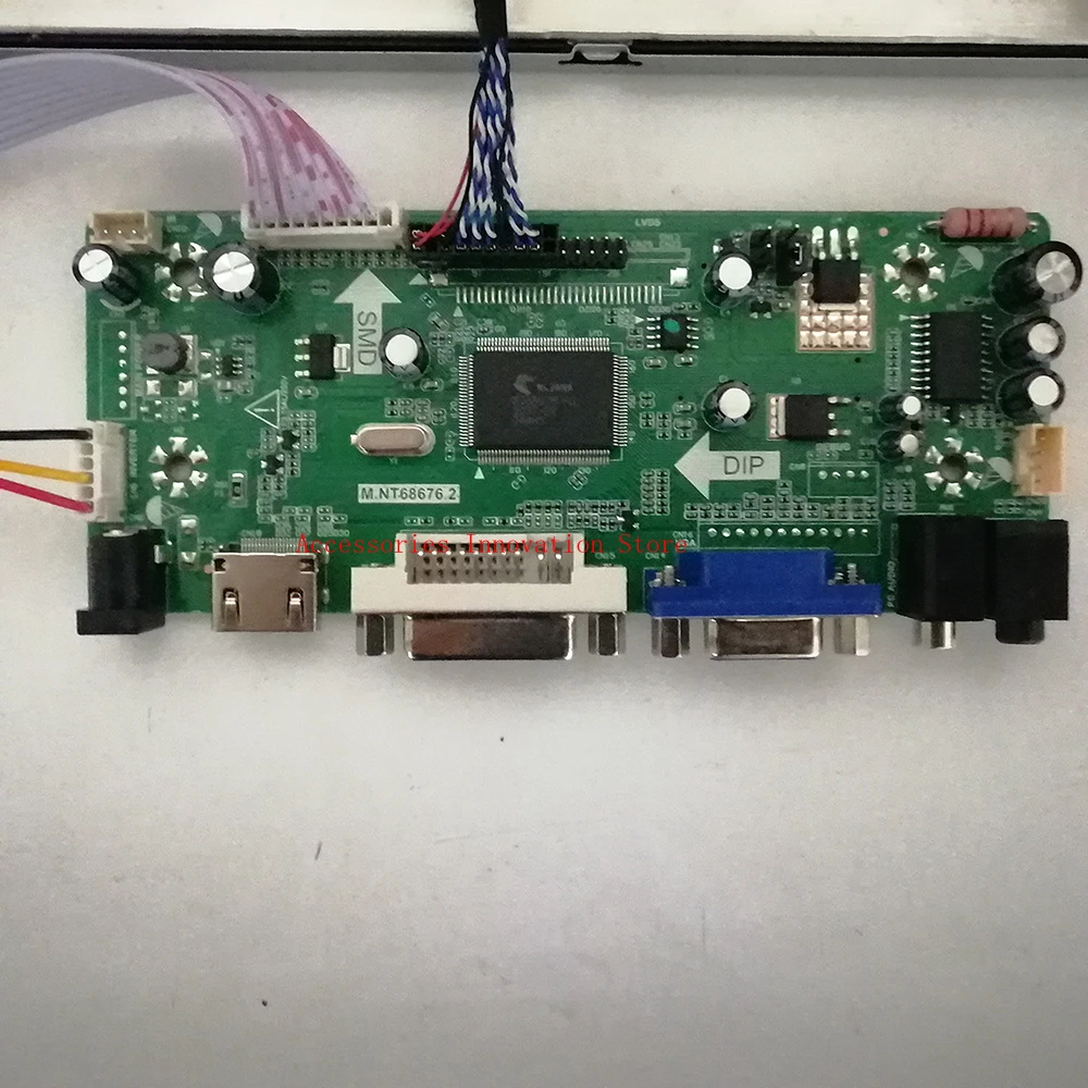 Monitor Kit Lta149b780f 1280x390 Display Lcd Tela Hdmi Mais Vga Dvi Controlador de Tela Lcd Placa Motorista 14.9 - Imagem 6
