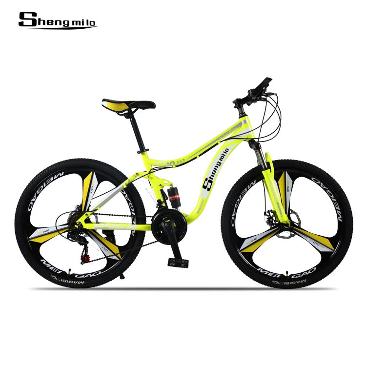 Perfect Sheng milo  mountain bike 26 -inch steel 21 -speed bicycles dual disc brake variable speed street bikes racing bike 5