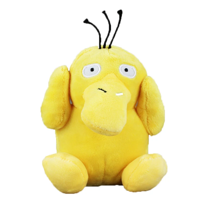 16 см Psyduck желтые плюшевые игрушки утки мягкие куклы аниме подарок куртка из