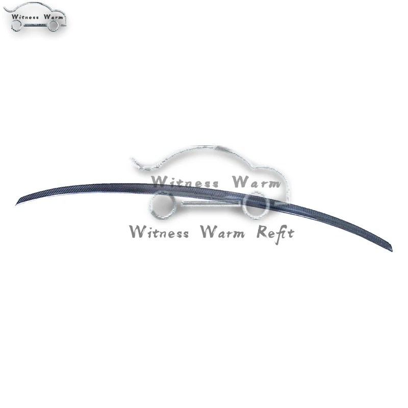 For Audi A6 C7 Spoiler Carbon Fiber Rear Spoiler Trunk Wing 2012 2013