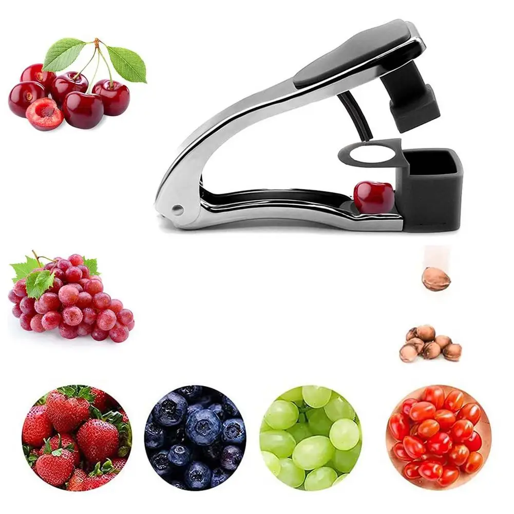 Sunways Cherry Pitter Tool,304 Stainless Steel Heavy-Duty Cherry Stone Remover/Cherry Core Remover 2-pack 