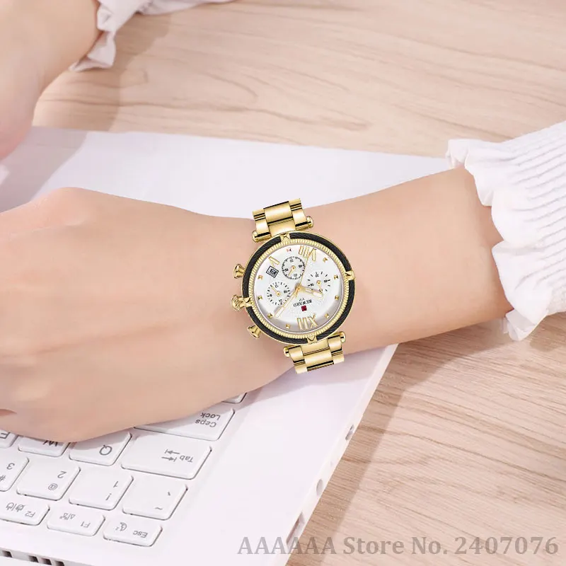 Женские наручные часы женские часы брендовые Роскошные наручные часы женское из нержавеющей стали Кварцевые часы для женщин часы хронограф часы