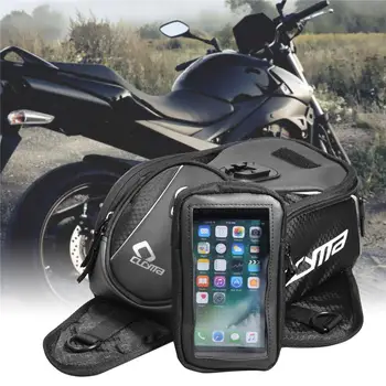 

Motorcycle Fuel Tank Bag Multi-functional Outdoor Riding Shoulder Pouch with Removable Touch Screen Mobile Phone Navigation Pack