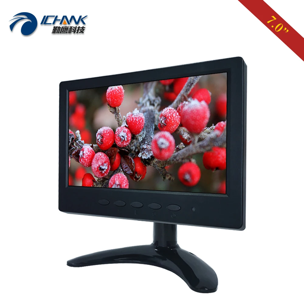 B070JN ABHUV/7 дюймов 1024x600 720p IPS широкоформатный встроенный динамик HDMI монитор