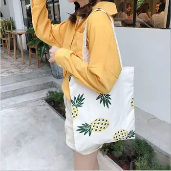 

New Women's Shopping Bag Canvas White Handbag Shoulder Messenger Bag Satchel Tote Purse Bags /BY