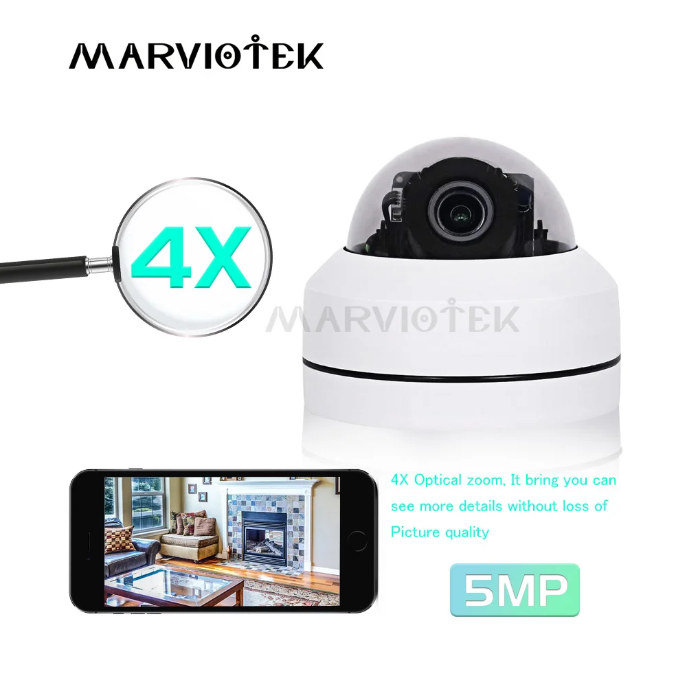 1080P IP камера наружная Водонепроницаемая 5 Мп мини s HD скоростная купольная PTZ 4x