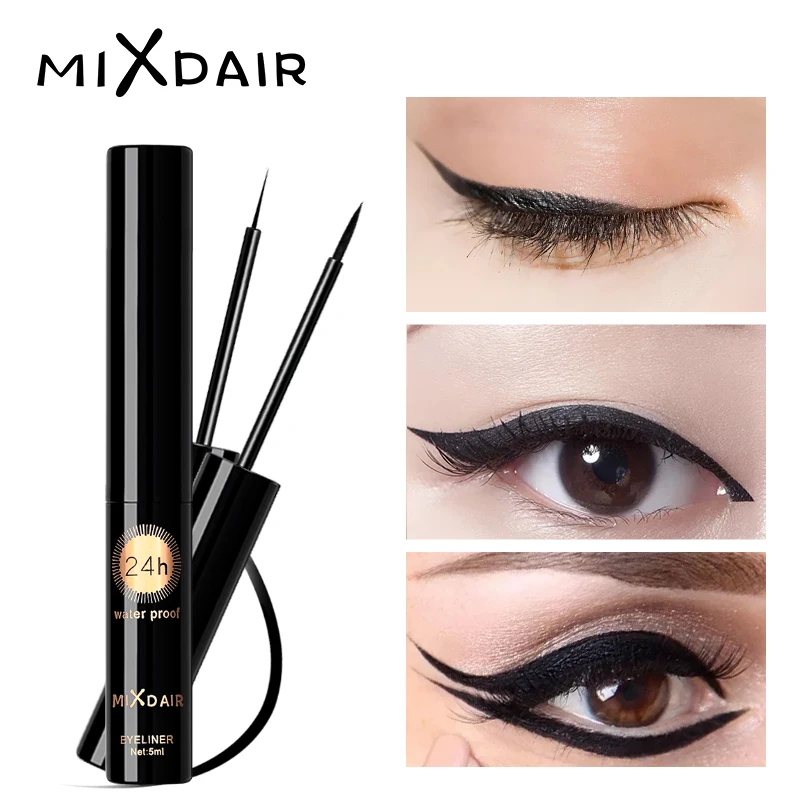 MIXDAIR Подводка для глаз Водостойкая жидкая подводка для глаз Beauty Cat Style Черный Долговечный карандаш для глаз Pen Карандаш для макияжа Косметика