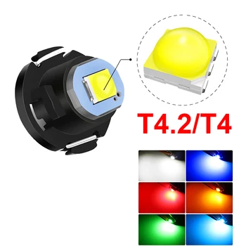

2X T4.2 LED For Citroen C5 C4 C3 Mini Cooper Opel Astra H G J Vectra C Saab Suzuki Car Dashboard dash Gauges Cluster Lamp Bulbs