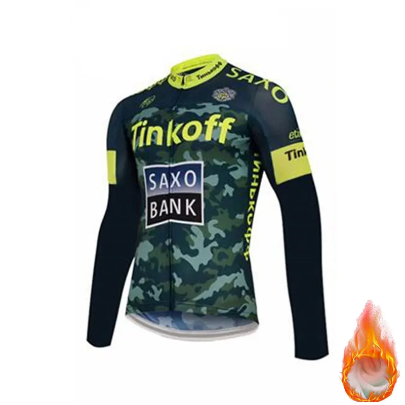 6 Tinkoff pro Ropa ciclismo, теплый, зима,, теплый, Джерси, мужской, костюм, для верховой езды, комбинезон, комплект, флис, шерсть, Триатлон - Цвет: 6