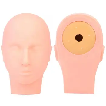 

Soft Mannequin Head Acupuncture Practice Cosmetology Massage Training Head with Acupoint Massage Relaxation v