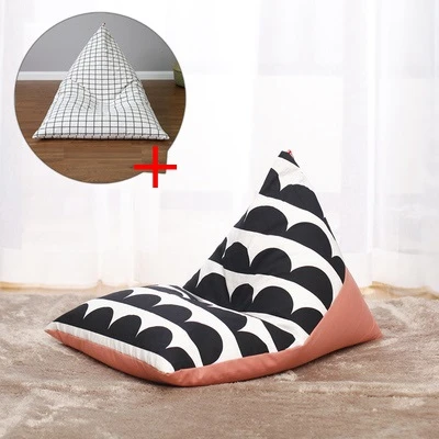 Wave Sofa Детское ленивое Кресло-мешок мини татами моющийся удаляемый моющийся стул детский учебное место диван с мультипликационным героем - Цвет: Wave Sofa