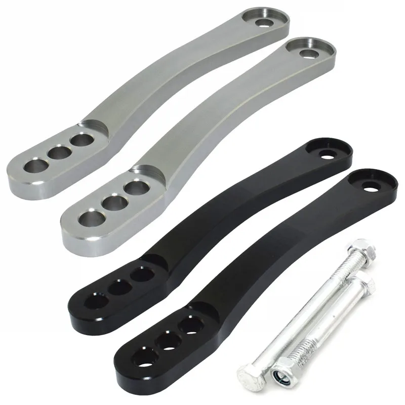 Gray Easygo Motorcycle Rear Shock Suspension Lowering Linkage Drop Links Kit 4 for KAWASAKI Ninja ZX14 ZX14R ZX-14 ZX-14R ZZR1400