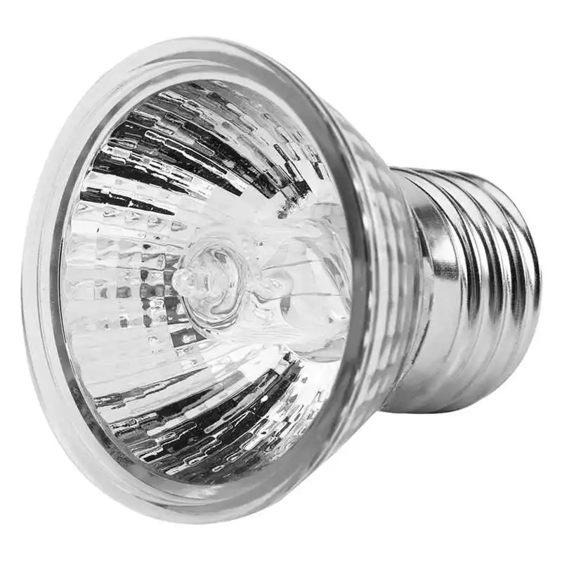 Lámpara de calor para acuario, luz de calefacción de 25W/50W, 220-240V, accesorio para reptil lagartija, tortugas, luz led de cultivo, 1 ud.