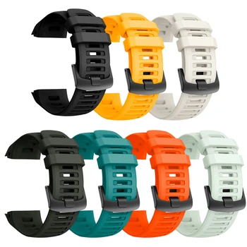 

Multi-color Watch Wirstband Smartwatch Accessories 22mm Silicone Strap Quick Release Replacement Watch Band for Garmin Instinct