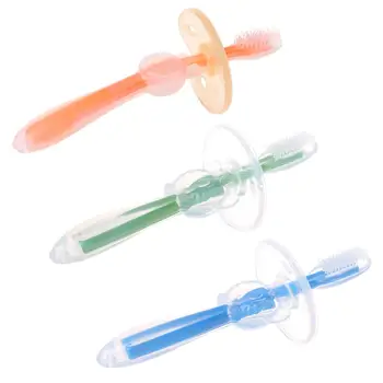 

Baby Soft Chewable Bendable Teether Training Toothbrush brush For Infants