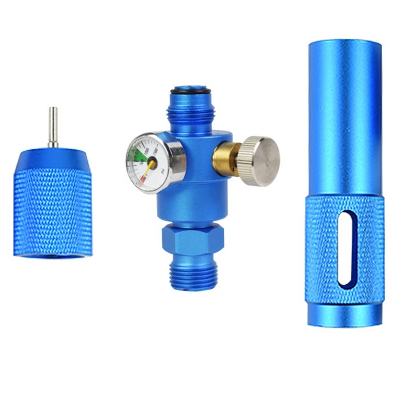 Портативный СО2 12 г цилиндр Специальный надувной с манометром функция