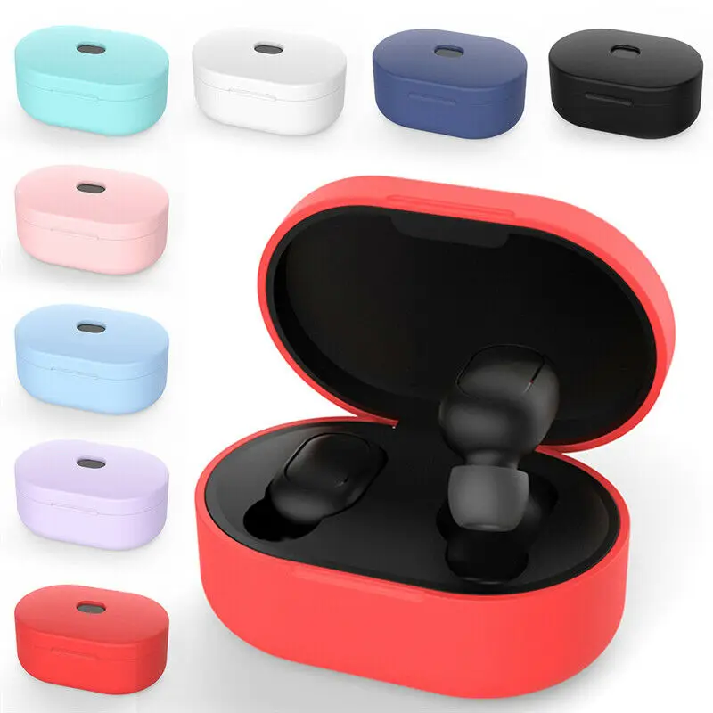 

Hot Earphone Protective Case for Xiaomi Redmi Airdots TWS Bluetooth Earphone Mini Silicone Wireless Earphone Cases
