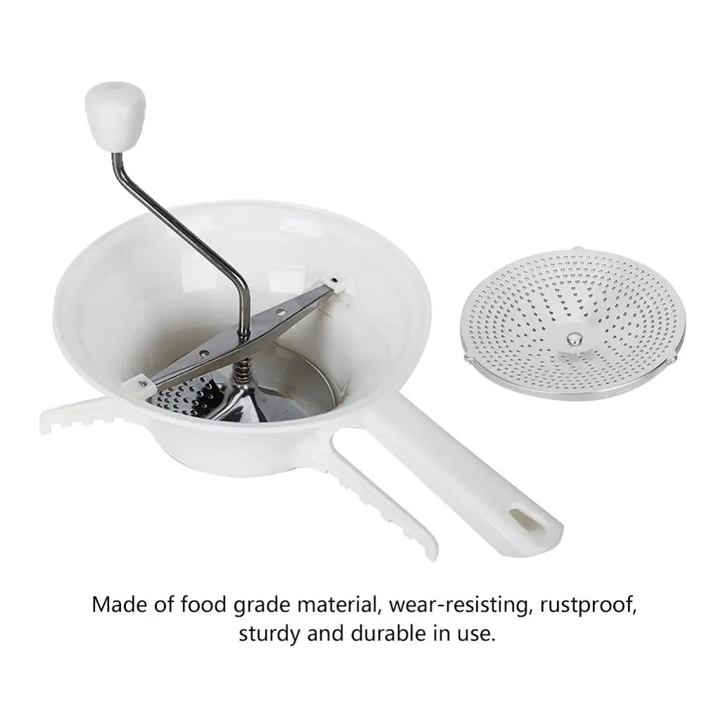 Multifunctional Manual Food Grinder Rustproof Salad Vegetable Fruit Mixer Cheese Thinner Blender Kitchen Gadget Cooking Tools
