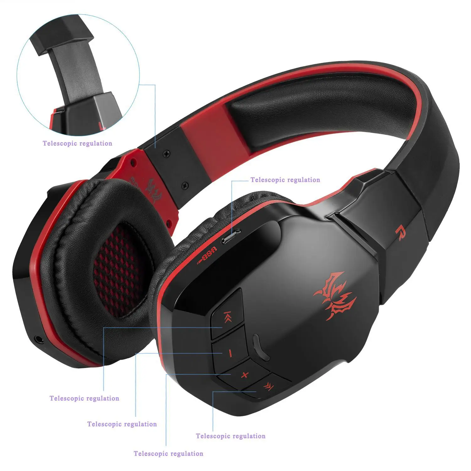 Bluetooth беспроводная гарнитура игровая Музыкальная гарнитура