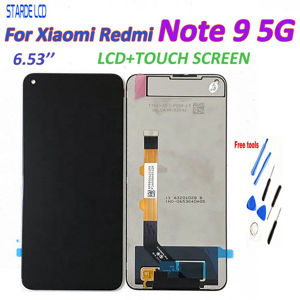 

ЖК-дисплей и сенсорный датчик для Xiaomi Redmi Note 9, 6,53 дюйма