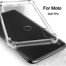 ТПУ противоударный Прозрачный мягкий силиконовый чехол 360 Полный Чехол для Moto X4 G5s E4 C G5 G4 Plus Z2 Z Force Play M уплотненный противоударный чехол