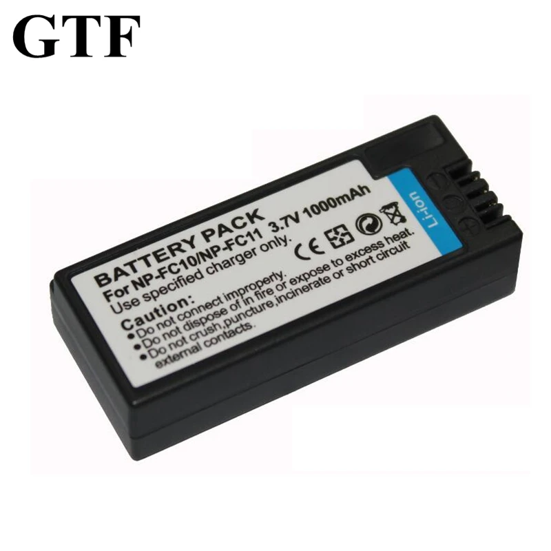 GTF 3 7 V 1000mah Np fc10 литиевая батарея np fc11 для цифровой камеры dsc p2 p3 p5 p7 p8 p9 p10 f77|digital camera