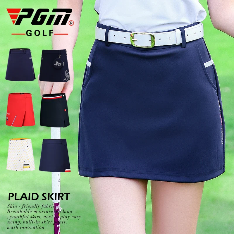 Golf Apparel Women Short Skirt Female Summer Leisure Sport Skirt Girl Wear Anti-exposure Short Dress XS-XL