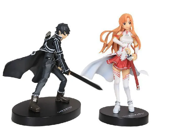 

Wolf Anime Sword Art Online Sao Tong Valley And People Kazuto Asuna Prize Figure Boxed Garage Kit Model