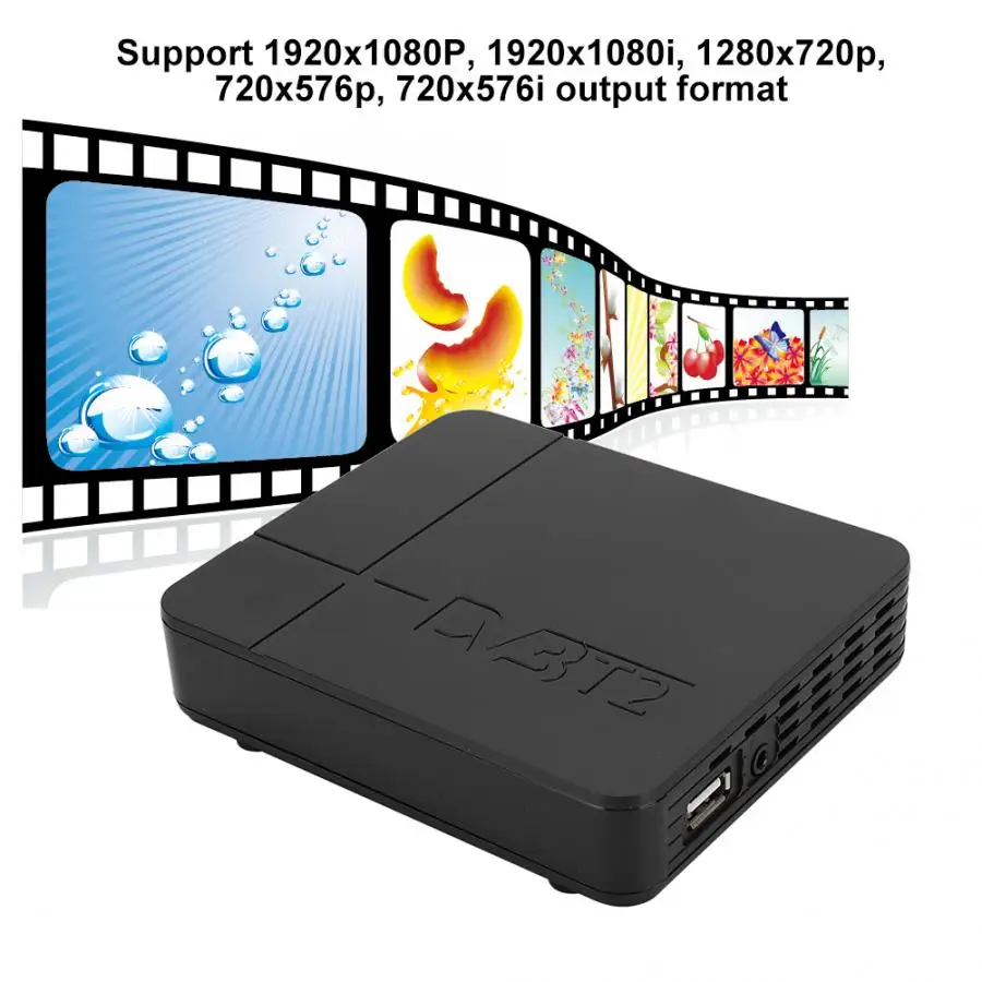 Приставка ТВ мини HD DVB-T2 K2 STB USB2.0 домашний мультимедийный цифровой ТВ приёмник(ЕС 100-240 В) tdt ТВ приёмник