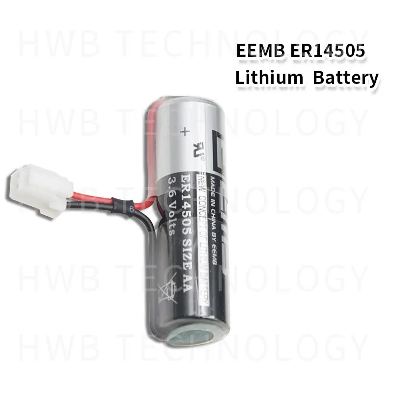 2 шт. Новинка EEMB ER14505 AA 3 6 V 2400mAh литиевые батареи с вилкой Бесплатная